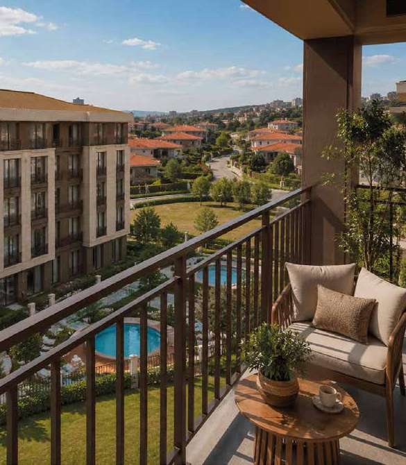 Diamond Marin balcony overlooking the pool