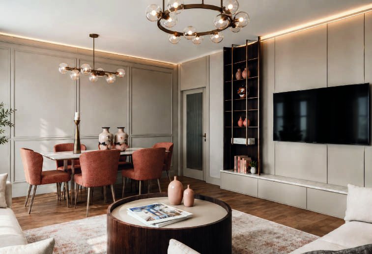 Diamond Marin living and dining area