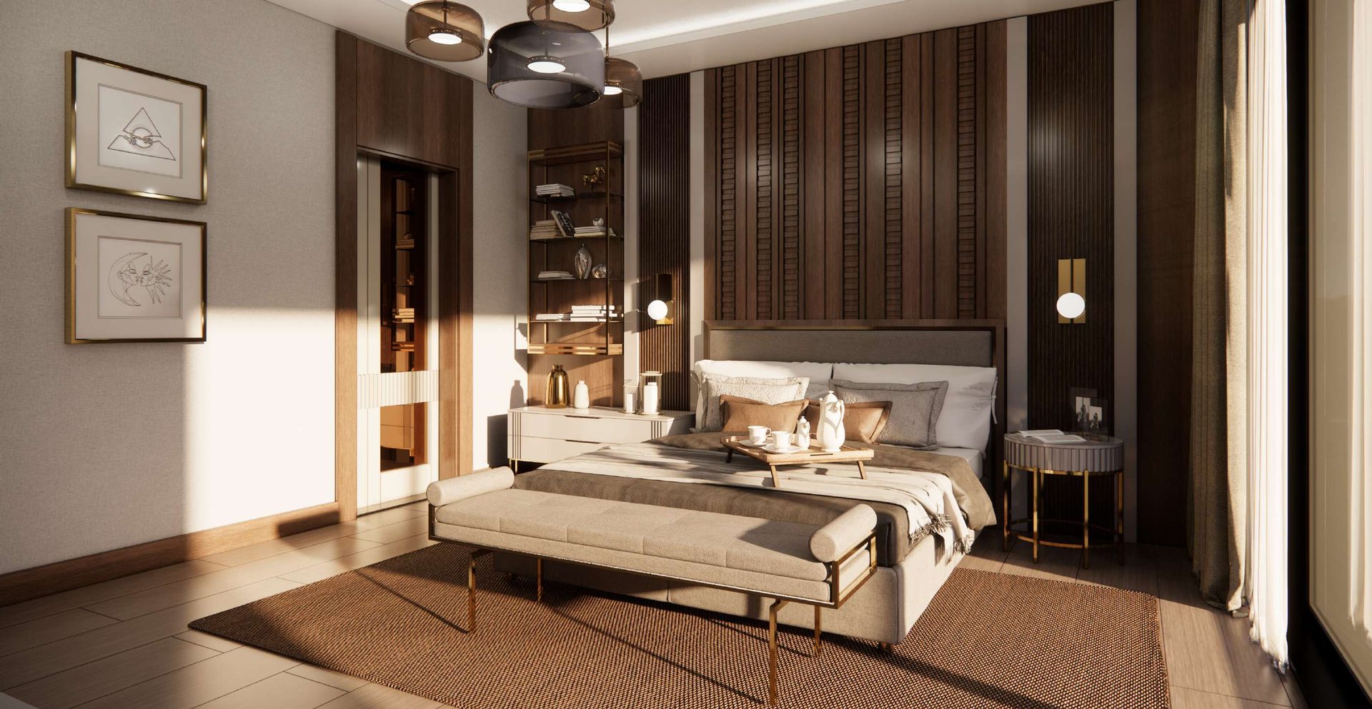 Lotus Manzara Beylikdüzü master bedroom