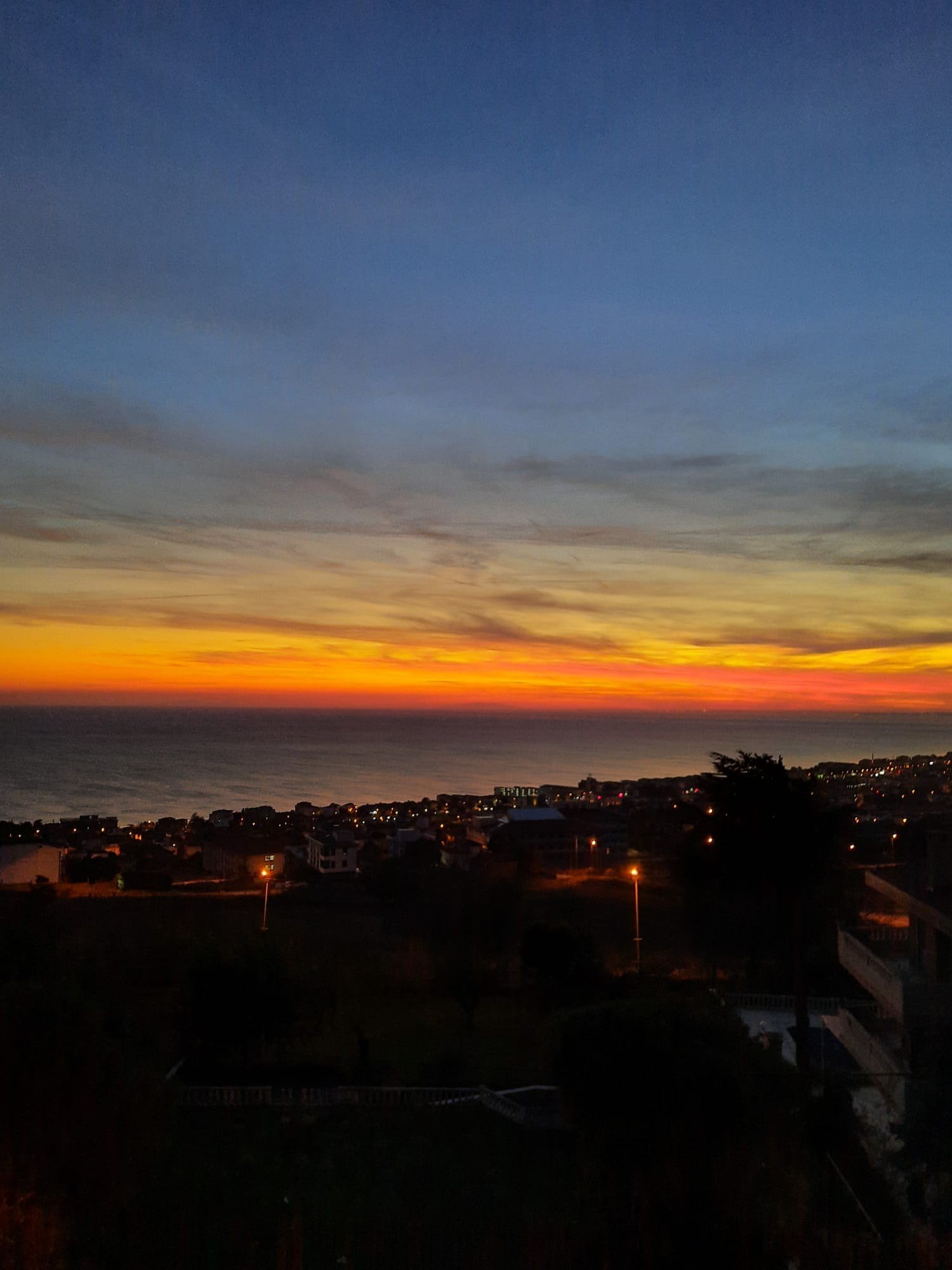 Sunset over the Sea of Marmara from Marmara Haven Villa