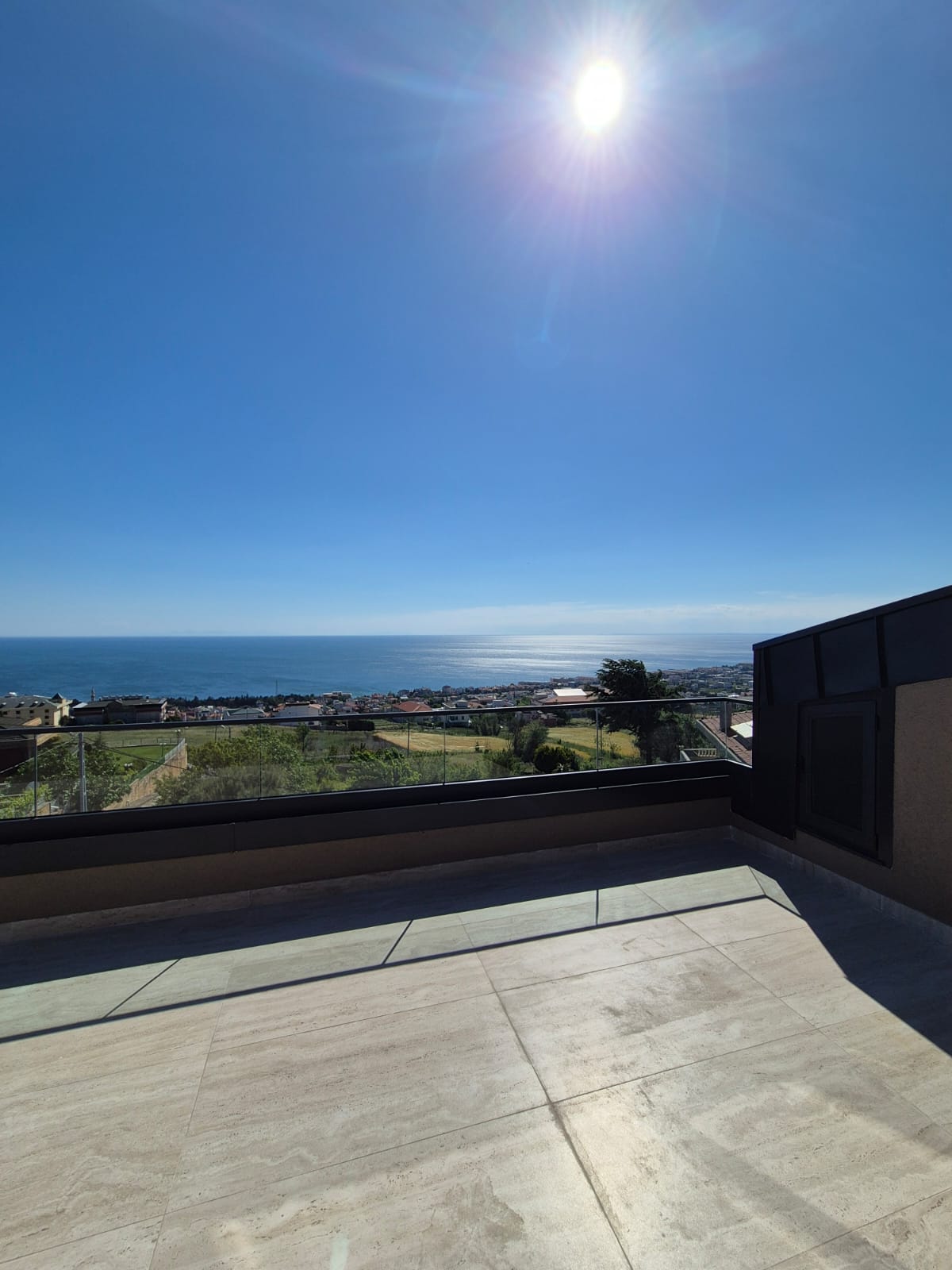 Marmara Sea in daylight seen from the Marmara Haven Villa roof terrace